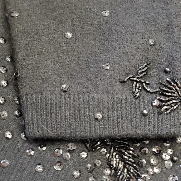 Banff Ltd wool vintage sweater with sequins. No size tag, in guessing a medium. - Picture 12 of 16